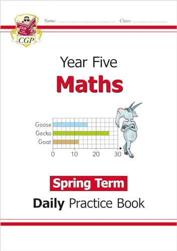 KS2 Maths Year 5 Daily Practice Book: Spring Term (CGP Year 5 Daily Workbooks)